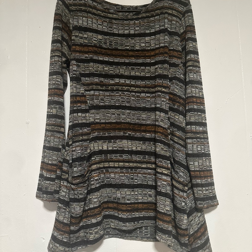 Striped Long Sleeve Tunic